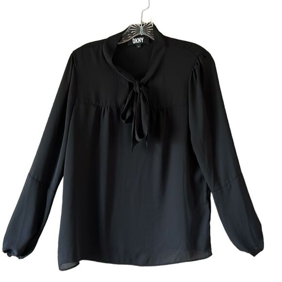 NEW DKNY Black Dress Shirt - Picture 1 of 7